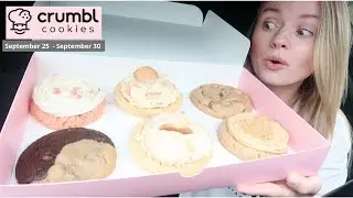CRUMBL COOKIES | Banana Cream Pie, Pumpkin Cheesecake, Brookie, Pink Velvet Cake