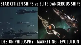 Star Citizen vs Elite Dangerous Ship Comparison - Developement,Marketing and Evolution