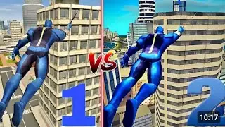 Car Rushing Madness in Rope Hero Vice Town | Full Power Chase Gameplay 🔥