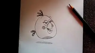 Drawing Matilda(Angry Bird) Easy
