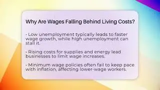 Why Are Wages Falling Behind Living Costs? - Inflation Insight Channel
