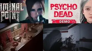 Liminal Point & Psycho Dead - Classic 2D & 3D RE Style Games!! (Trailers)
