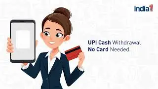 How to Withdraw Cash Using UPI at India1 ATMs | Easy 3 Step Guide|No card Needed