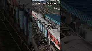 Washing coaches | train simulator classic | Indian Train Games #train #traingame #shorts #railworks