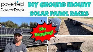 PowerRack Ground Mount solar panel rack review