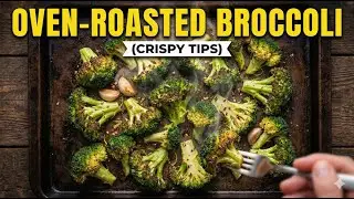 Oven-Roasted Broccoli (Crispy Tips)