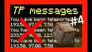 REMOVE🚫TP MESSAGES✉️ IN THE CHAT | Minecraft Bedrock✅ | #4