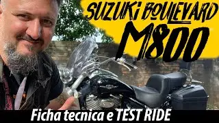 Minha MOTO velha/Nova: Suzuki Boulevard M800, FICHA TÉCNICA e TEST RIDE