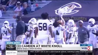 WK 0: No. 3 Camden 20 at White Knoll 7