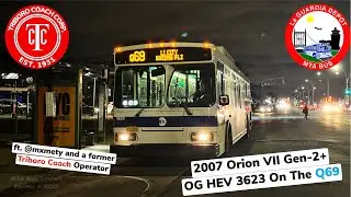 MTA Bus Onboard: 2007 Orion VII OG HEV 3623 On The Q69