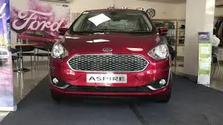 FORD ASPIRE FACELIFT 2018 || WALKAROUND || FEATURES || NEW ENGINE || PRICE