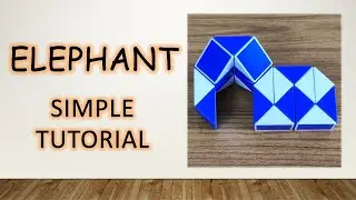 I Made a ELEPHANT From a SNAKE CUBE! EASY TUTORIAL