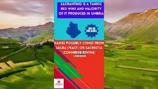 Italian DOC & DOCG's - Montefalco Sagrantino DOCG #howtopronounce #italianwine #umbria #montefalco