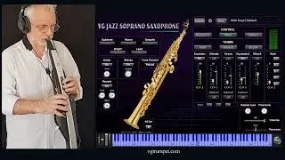 VG Jazz Soprano Saxophone Virtual Instrument VST, AU, Standalone, and Roland Aerophone AE-30 Pro.
