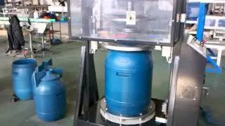Automatic neck cutting machine for Wide neck drums, barrels, cans,Jars