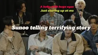 Sunoo telling terrifying story🙀 He saw ghost when he was in the bathroom