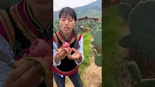Sweet Surprise Hides In Cactus #shorts
