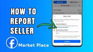 How to Report a Seller on Facebook Marketplace