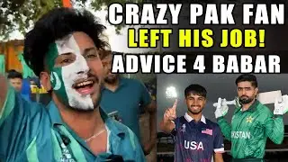 Pakistan Cricket Fan Goes Viral 🇵🇰 | Leaves Job, Travels to Colombo & Advised Babar Azam to Marry!