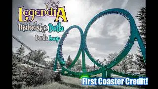 FIRST Coaster Credit! Diabelska Pętla @ Legendia | Crazy Polish Looping Coaster POV 4K 120FPS