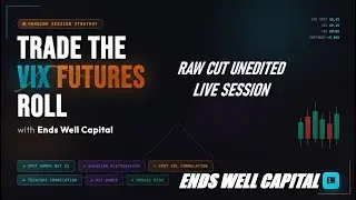 VIX Futures Roll: SPX Morning Session Live Trading with Ends Well Capital (Raw no edits)