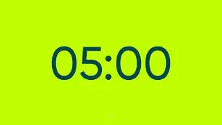 5 Minute Timer - Energy Boost (Neon Green Power)