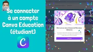 Se connecter à un compte Canva Education (étudiant)