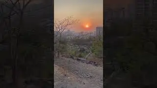 Sunset at Parsik Hill, Nerul #navimumbai #nerul #mumbai #sunsetview #sunset