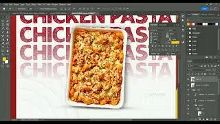 Food Poster Design in Photoshop | Creative Restaurant Advertising Tutorial | Pasta Poster Design