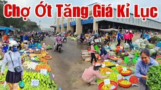 Chợ Bình Điền Ớt Tăng Giá Cao Kỉ Lục từ trước đến nay sáng 13 tháng 1, 2026