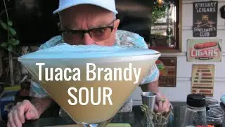 Tuaca Brandy Egg White Sour
