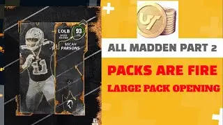 ALL MADDEN LARGE PACK OPENING- PLUS TVPS!!!!!!