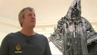 Provocative 'war art' exhibition opens in UK