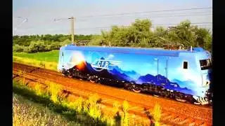 Noua Locomotiva 480 001-3 TransMontana trece prin Radoiesti by AdySoft