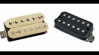 Dimarzio 59 PAF vs Gibson Burstbucker 2 (Bridge Pickups Modern Wiring)