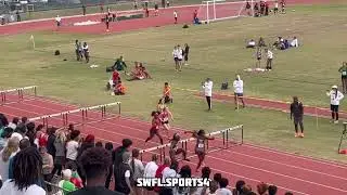 Dunbar Tiger Classic &bull; Girls 100 Meter Hurdles Varsity
