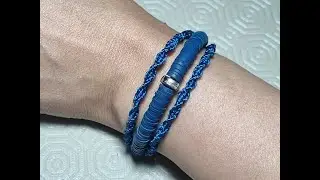 Bella pulsera en Macram&eacute; con fimo. DIY. Aprende y emprende.