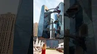 3D анимация на небоскрёбах в Дубае