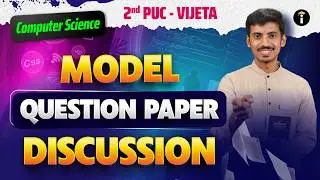 2nd PUC Computer Science Model Question Paper Solutions | Detailed Answers#2ndpuc#computerscience