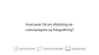 Videooptagelse og fotografering