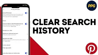 How To Clear Pinterest Search History ?