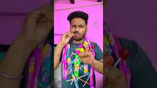 Green Pink Orange and Red Flavoured Lollipops by technical fuchkul #shorts #trending #shortvideo