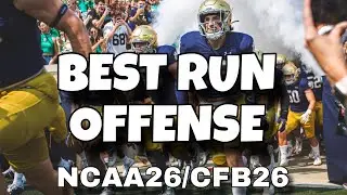 Best Run Offense in NCAA26/CFB26! Notre Dame Offense Playbook Breakdown!