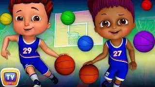 Team Spanny Vs Team FiFI in Basketball Game (SINGLE) | Learn Colors for Kids | ChuChu TV Funzone