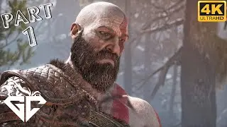God of War | Intro | Part 1| 4K UHD | 60fps | Game Capture