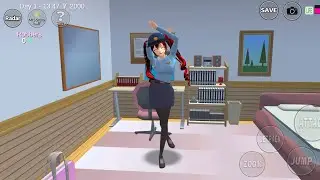 Sakura school simulator transition from tricycle to helicopter crash😴🚁