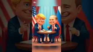 Trump & Putin&rsquo;s Awkward Lunch 😂 | Cartoon Politics