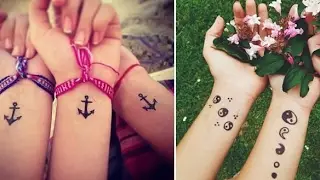 Hermosos tatuajes para mejores amigas/Beautiful tattoos for best friends