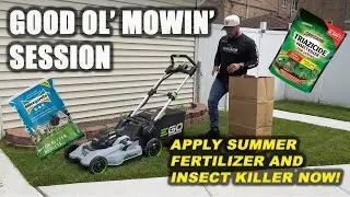 Good ol' Mowing Session in the Summer Heat!