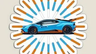 Lamborghini Huracan STO Side view Accessories made for Car Enthusiasts of the whole world #redbubble